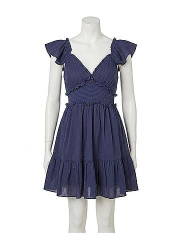 LoveShackFancy Ivella Dress in Midnight (view 1)
