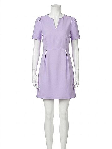 Jade Short Sleeve Dress in Lilac (view 1)
