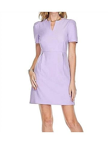 Jade Short Sleeve Dress in Lilac (view 2)