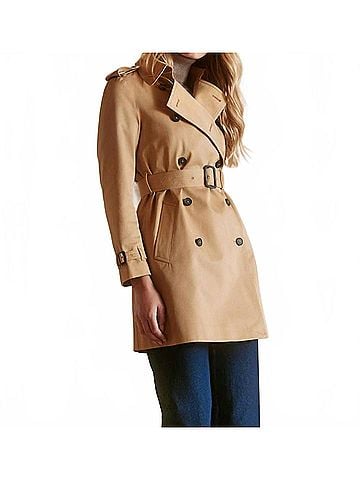 Fairfax & Favor Bailey Trench Coat in Sand (view 2)