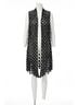 Adore Black Circle Open Vest in Black Size S - photo 1