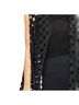 Adore Black Circle Open Vest in Black Size S - photo 3