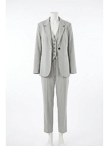 KAFFE Kasakura Single-Breasted Blazer in Grey Melange (view 2)