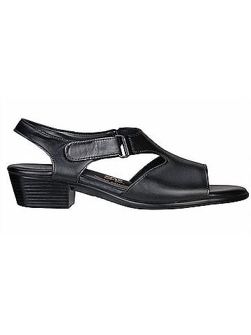 SAS Women's Suntimer Heel Strap Sandal in Black (view 1)