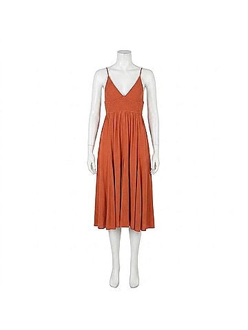 Storia Women's Maxi Dress in Rust (view 1)