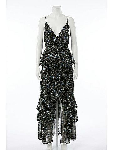 MISA Los Angeles Linda Dress in Morning Glory Lattice (view 1)