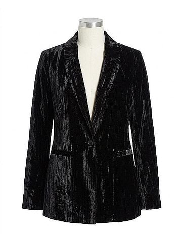Michael Stars Darby Longline Blazer in Black (view 1)