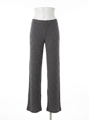 Barefoot Dreams Ribbed Lounge Pant in Carbon (view 1)