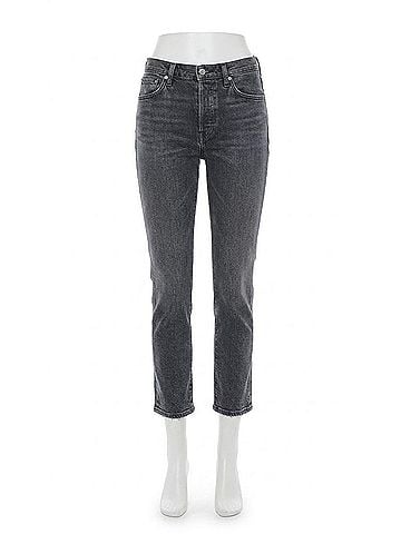 Citizens of Humanity Charlotte High Rise Straight Trousers in Whisper (view 1)