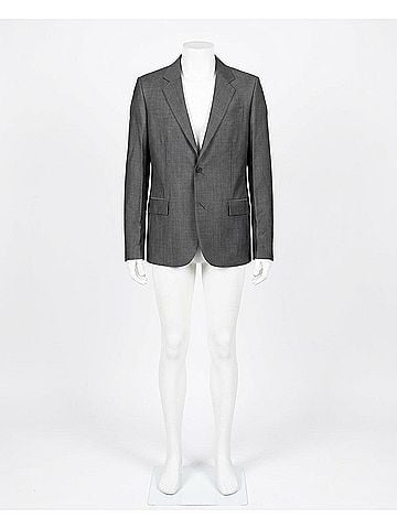 Salvatore Ferragamo Women's Single Breasted Blazer in Black (view 2)