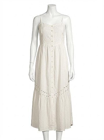 Z Supply Colleen Citadell Maxi Dress in White (view 1)