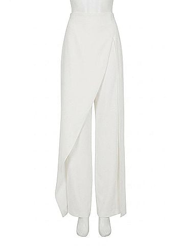 Ralph Lauren Rennie Twill Pants in Cream (view 1)