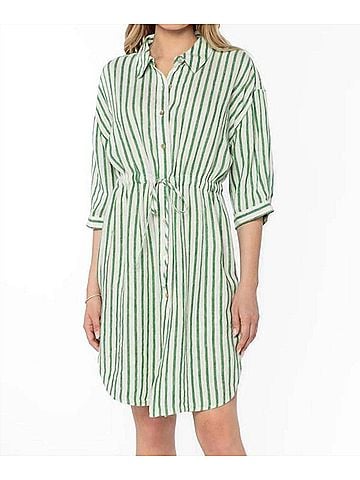 Velvet Heart Jenneva Dress in Green Foliage (view 2)