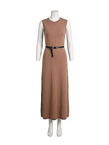 Parentezi Marylin Knit Dress in Camel (view 1)