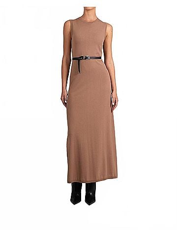 Parentezi Marylin Knit Dress in Camel (view 2)
