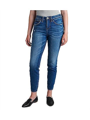 Jag Cecelia Mid Rise Skinny Jean in San Diego Blue (view 2)