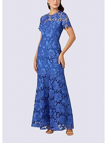 Shoshanna Elie Dress in Sapphire (view 2)