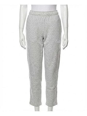 The North Face Women's Evolution Cocoon Fit Fleece Sweatpants in Light Grey Heather (view 1)