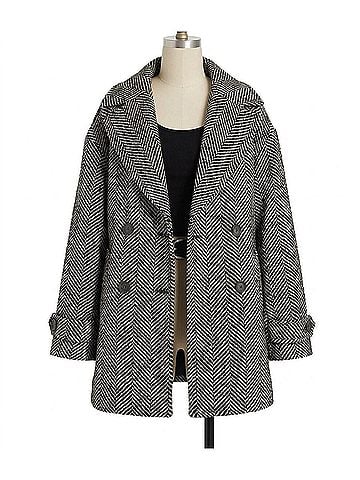 Free People Ari Wool Peacoat in Black (view 1)