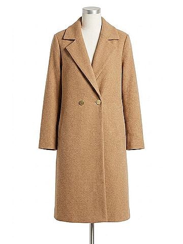 Area Stars Belinda Double Breasted Coat in Camel (view 1)