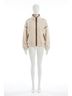 Elan Solid Brown Teddy Bomber Jacket in Brown Size M - photo 1