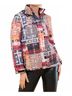 Dolcezza Red Marcus Akerman Print Removable Lining Hooded Coat in Multi Size M - photo 2