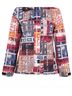 Dolcezza Red Marcus Akerman Print Removable Lining Hooded Coat in Multi Size M - photo 3