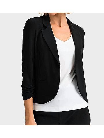 Joseph Ribkoff Women's Cover Up Blazer Jacket in Black (view 2)