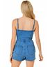 Day + Moon Blue End Game Romper in Washed Denim Size L - photo 4