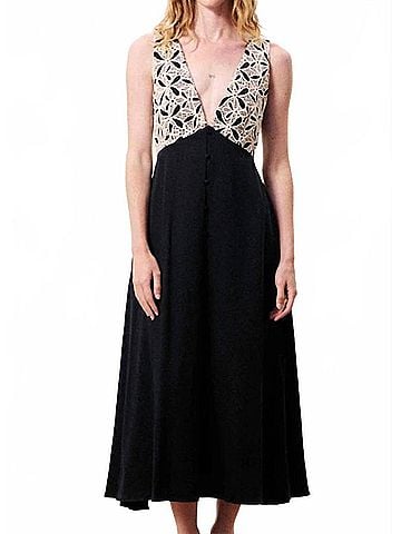 FRNCH Balandra Dress in Noir (view 2)