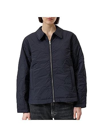 Closed Women's Quilted Bomber Jacket in Black (view 2)