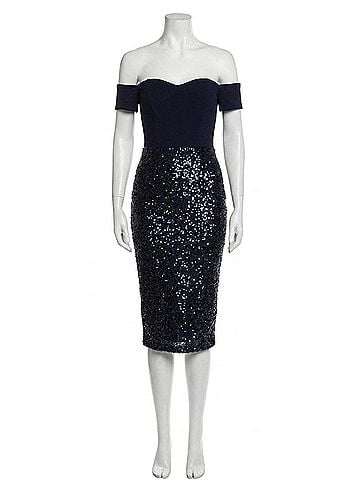 Dress the Population Bailey Sequin Dress in Black (view 1)