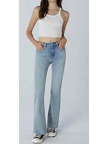 Unpublished Janet High Rise Falre Jeans in Blip (view 2)