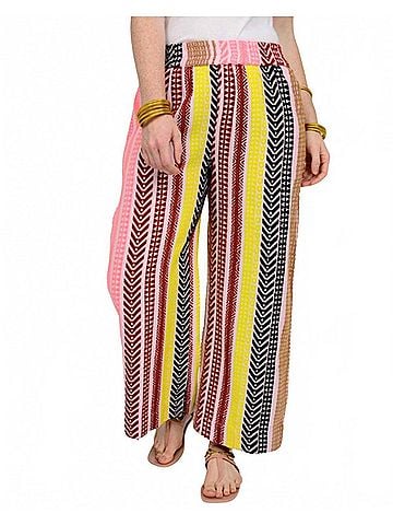 Ivy Jane Tribal Pattern Pant in Multi (view 2)