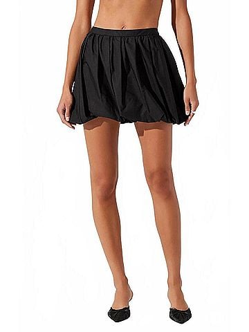Astr Women's Libi Skirt in Black (view 2)