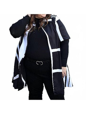 Berek Modern Swing Topper in Black/ White (view 2)