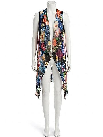 Angel Tropical Paradise Vest in Multi (view 1)