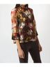 Joseph Ribkoff Brown Abstract Print 2-Piece Button Front Jacket in Multi Size 12 - photo 3