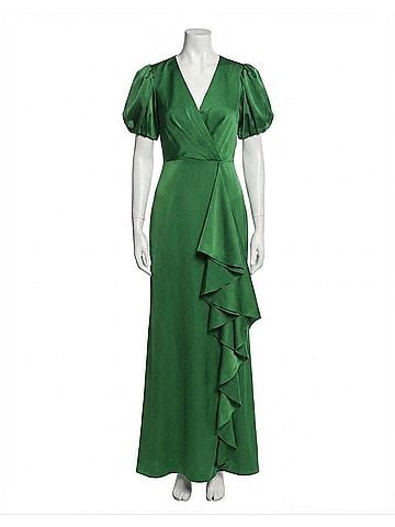 Sachin + Babi Mila Gown in Emerald (view 1)