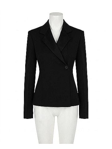 Salvatore Ferragamo Women's Tuxedo Jacket in Black (view 1)