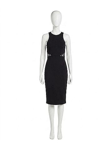 Amanda Uprichard Cassini Dress in Black (view 1)
