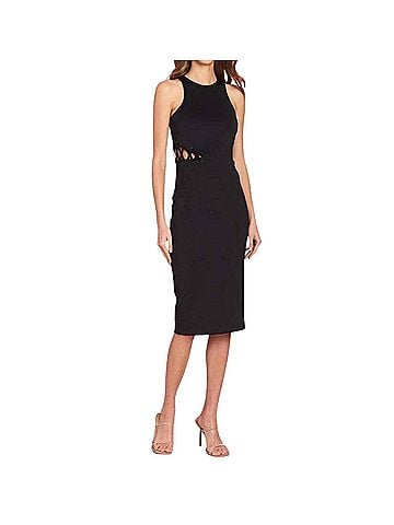 Amanda Uprichard Cassini Dress in Black (view 2)