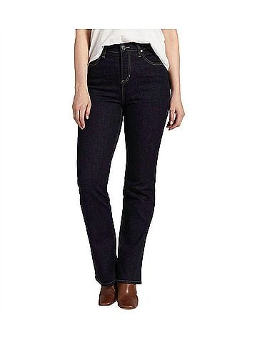 Jag High Rise Phoebe Boot Cut Jeans in Olympic Blue (view 2)