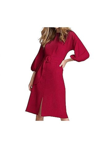 Sachin + Babi Annie Dress in Dark Red (view 2)
