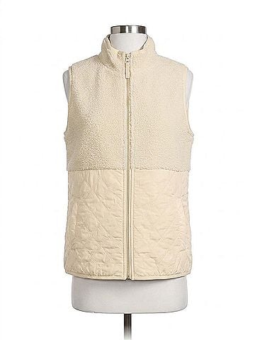 Tommy Bahama Faux Sherpa Hybrid Vest in Cream (view 1)