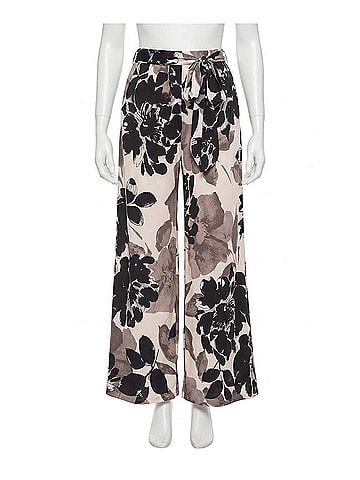 Ariella Floral Tie Shoulder Jumpsuit in Ivory (view 1)