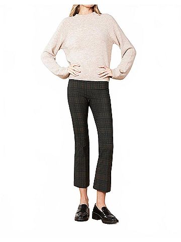 Avenue Montaigne Leo Flare Cut Pants in Heritage Plaid (view 2)