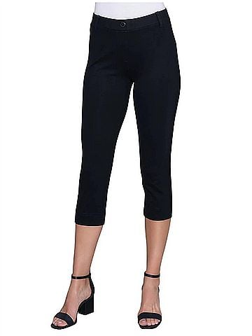 Stella Carakasi Just Right Cropped Pants in Black (view 2)