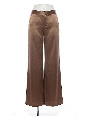 Alice + Olivia Calvin Pant in Camel (view 1)