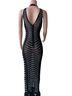 Cliche 100% Mesh Solid Black Cocktail Dress Size S - photo 2
